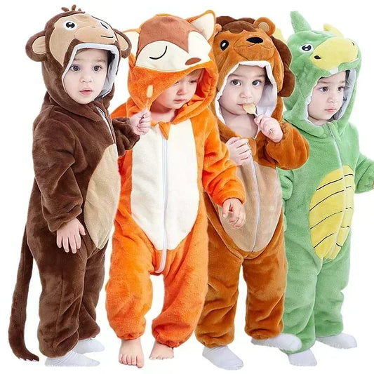 Macacão de Bebê de Inverno Fantasia para Meninas e Meninos | Macacão Infantil